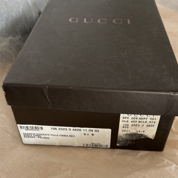 Vintage Gucci Snakeskin and Cream Chunky High Heels with Original Box & Dustbag - Picture 2 of 11